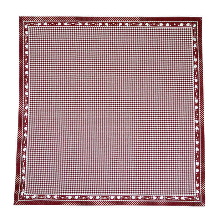 TN32306 Скатерть "Виши" красная 90x90 см