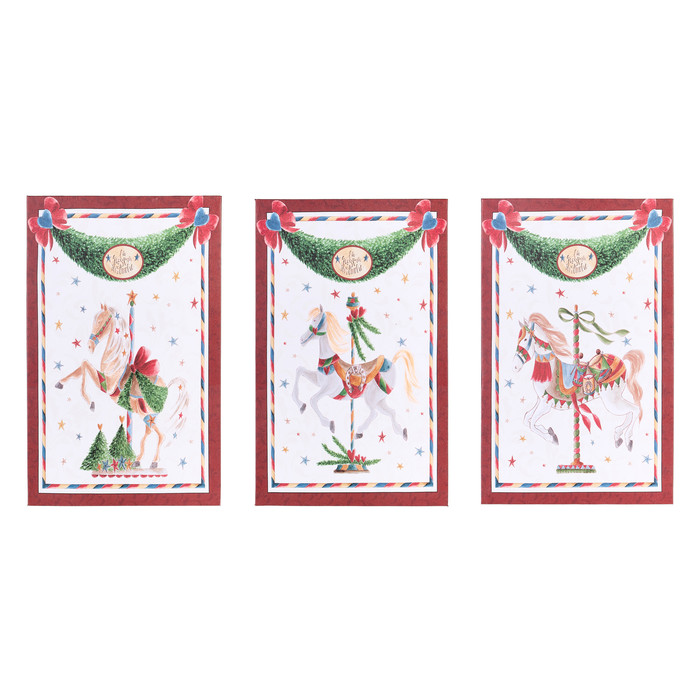 Панно "Лошадка-карусель Амели" 22x35см