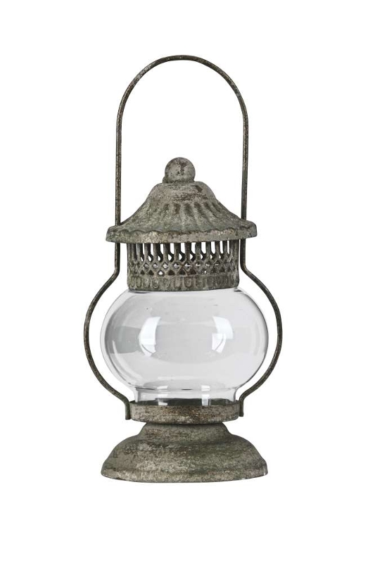 Подсвечник "Антик грин" малый 10x8,5xH21см