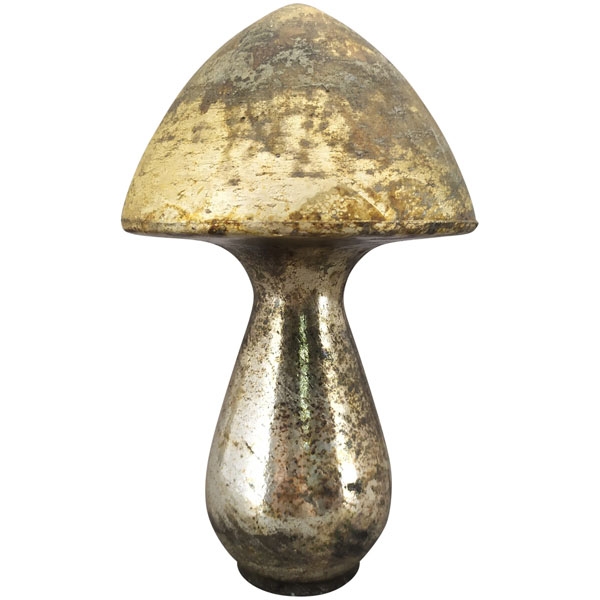 Декор "Гриб" желтая шляпка 9x9x12см