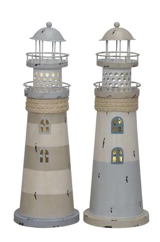 Декор светодиодный "Маяк" в ассортименте D9,5xH28,5см / 5 LEDs