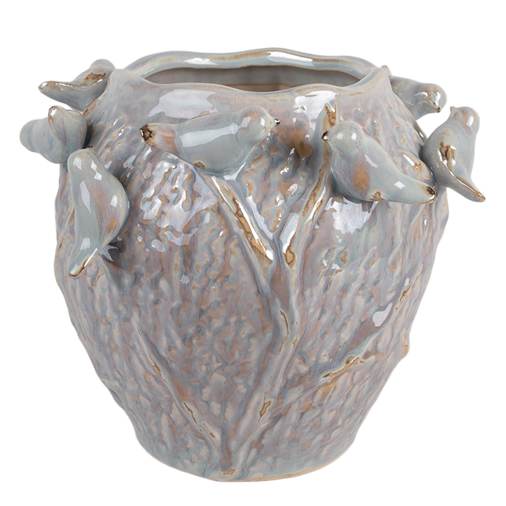 Ваза декоративная "Птицы" Ø 25x20см