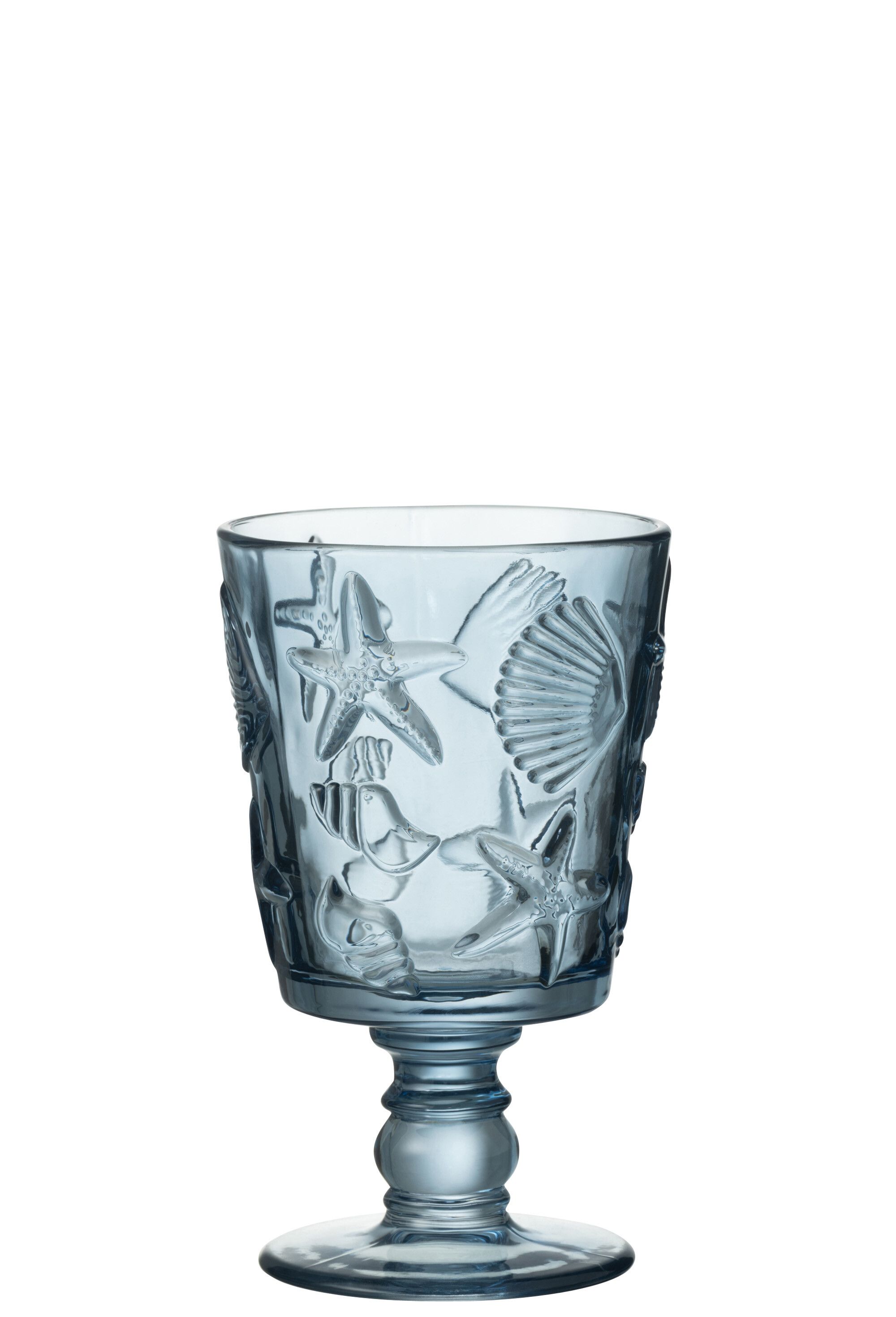Бокал для вина "Моремания" голубой 9x9x15см 300мл
