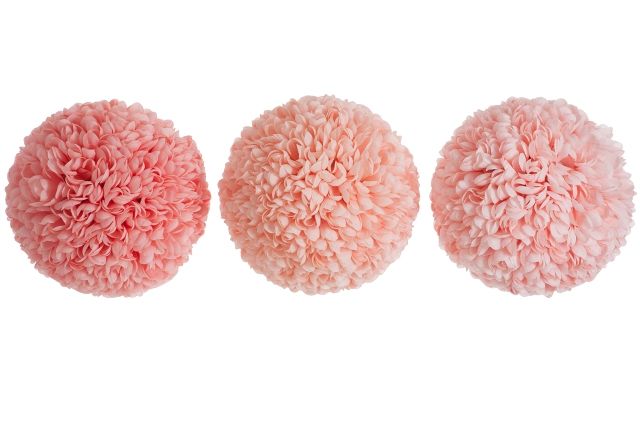 Подвесной цветочный шар коралловый/персик/лососевый в ассортименте гигант 40см