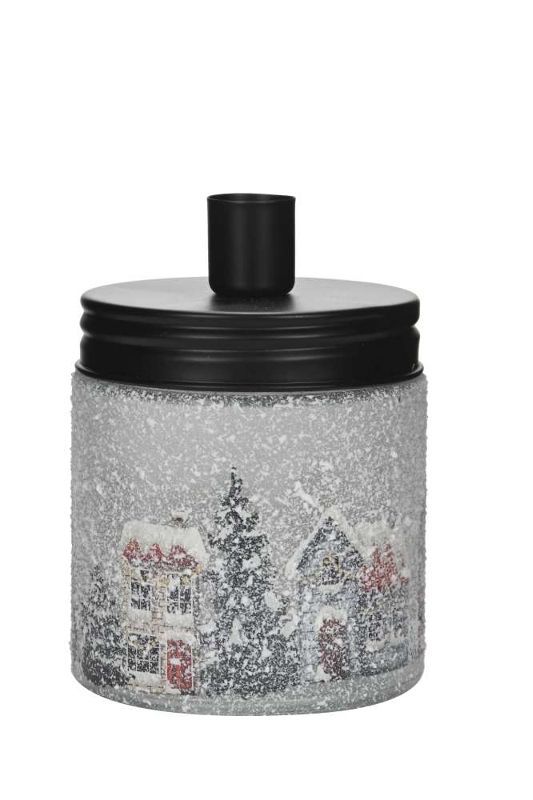 Подсвечник "Снег" 9x13,5см