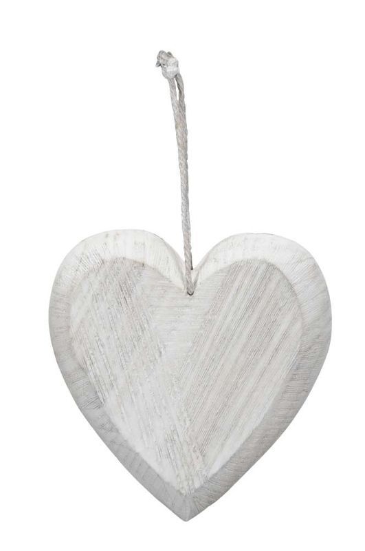 Декор подвесной "Сердце" 30x6x32см + 20см подвес
