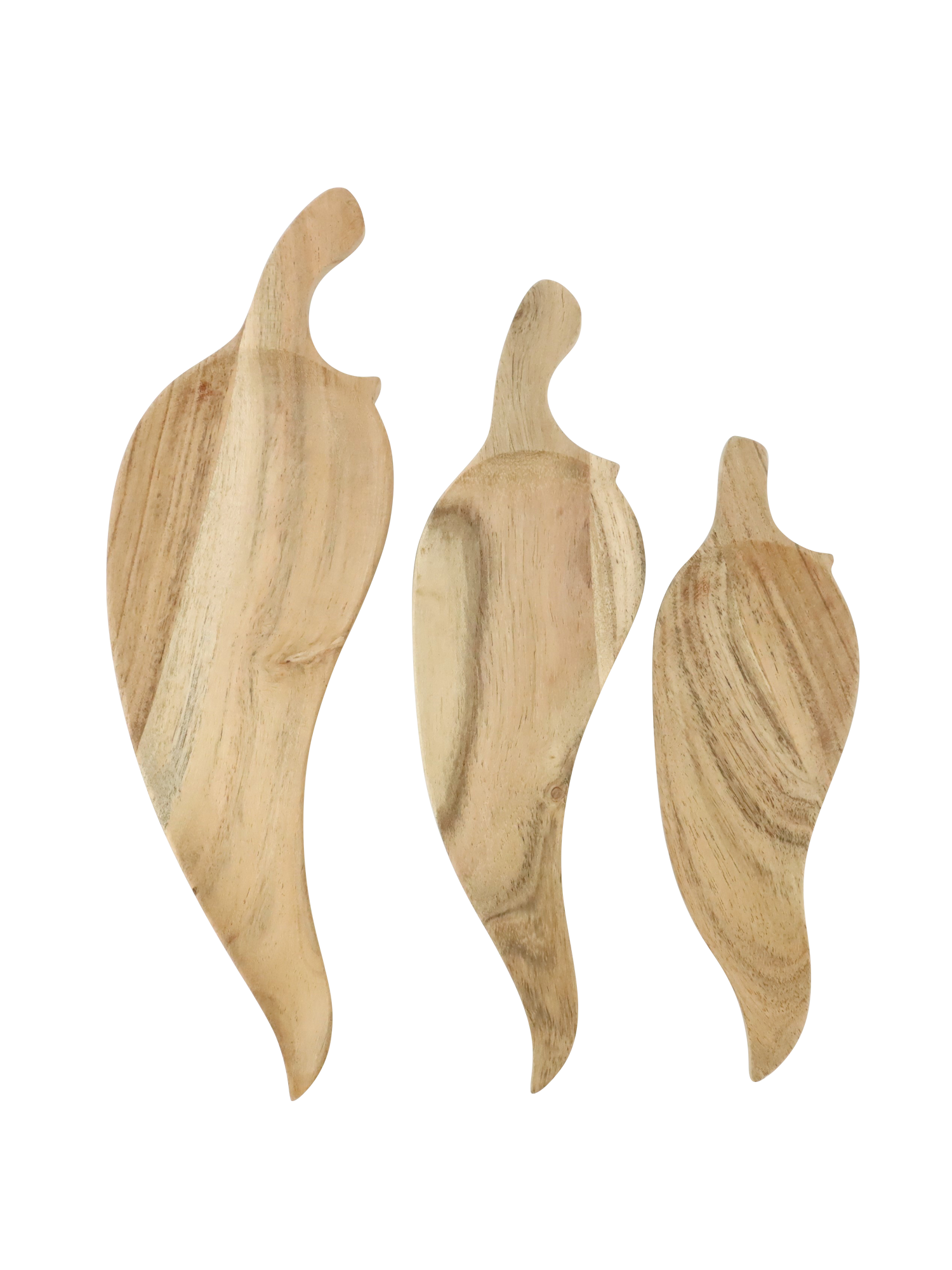 Набор из 3-х декоративных блюд "Чили" 28x8x1,5см/25x7x15см/20x6x1,5см