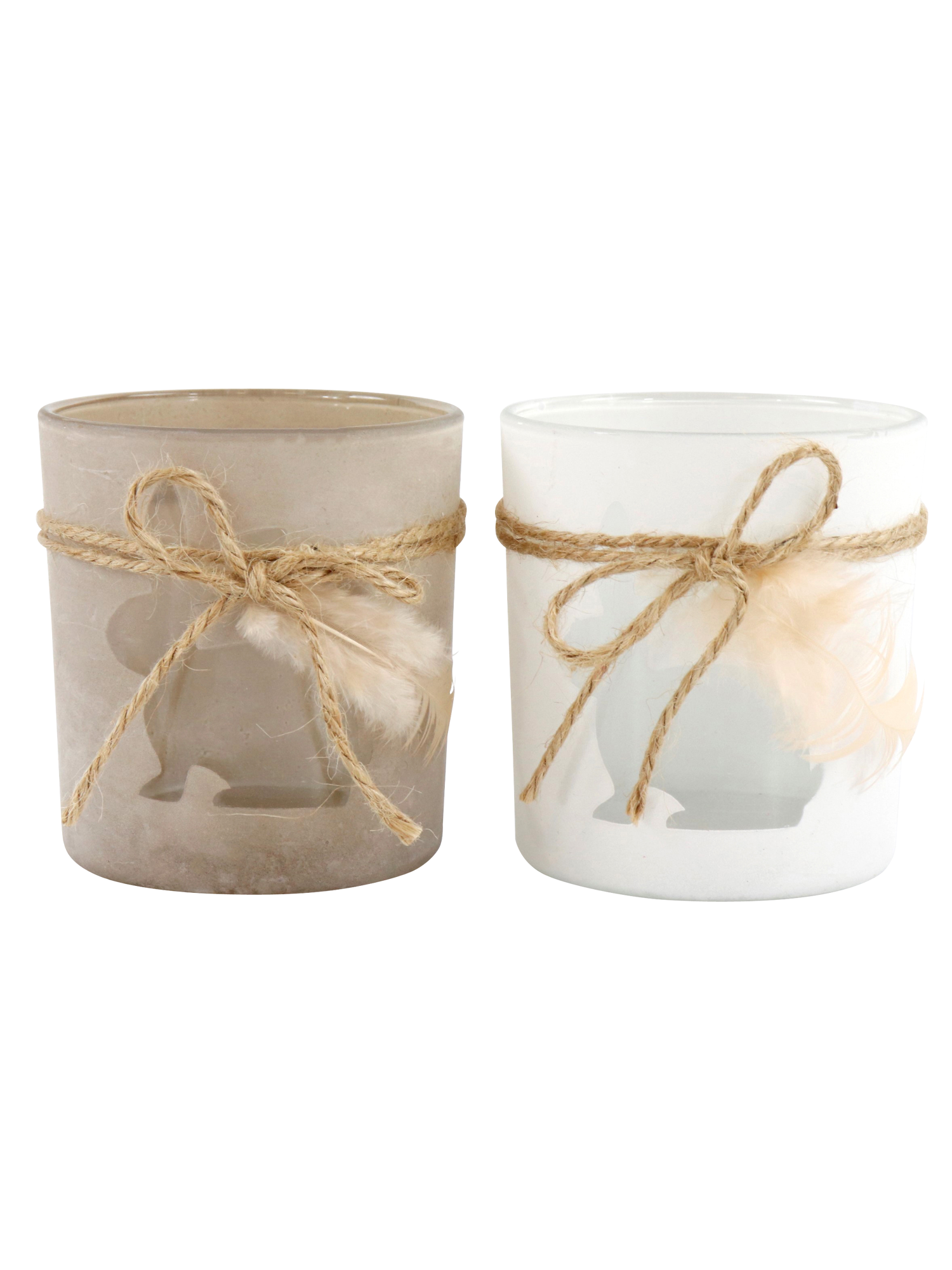 Подсвечник "Счастливый кролик" в ассортименте 7x7x8см