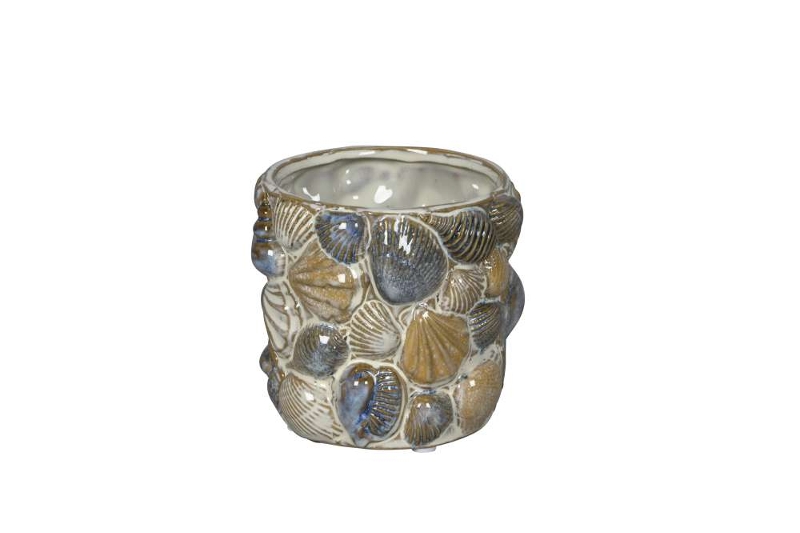 Кашпо "Ракушки" малое D11,5xH10см