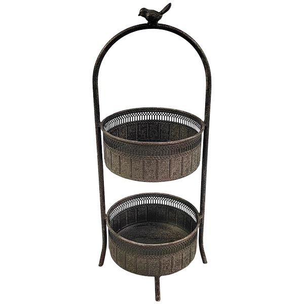 Этажерка декоративная "Птичка" 31x28x68см