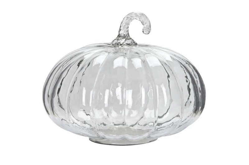 Декор "Тыква" прозрачная большая 24x19см
