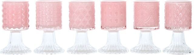 Подсвечник "Роза" в ассортименте ø7x13см