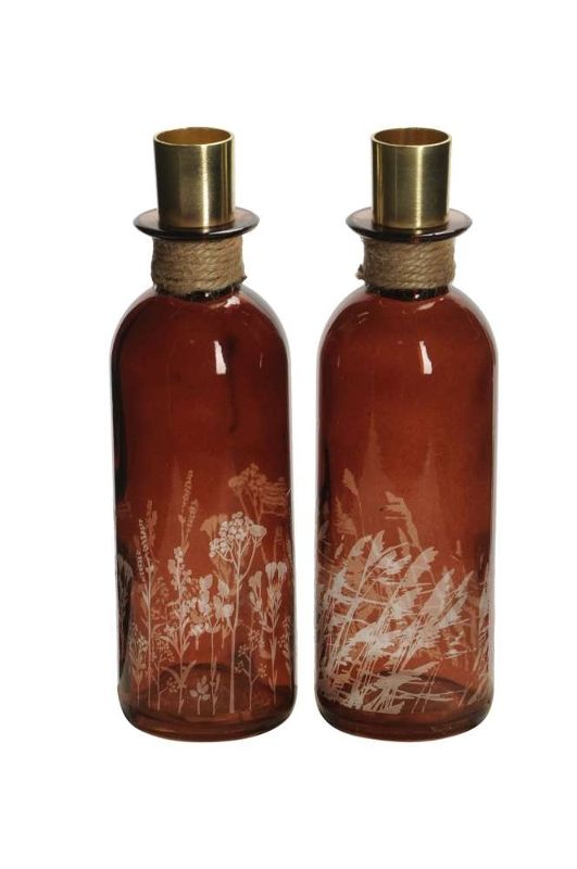 Подсвечник "Ботаника" в ассортименте 5,5x18,5см