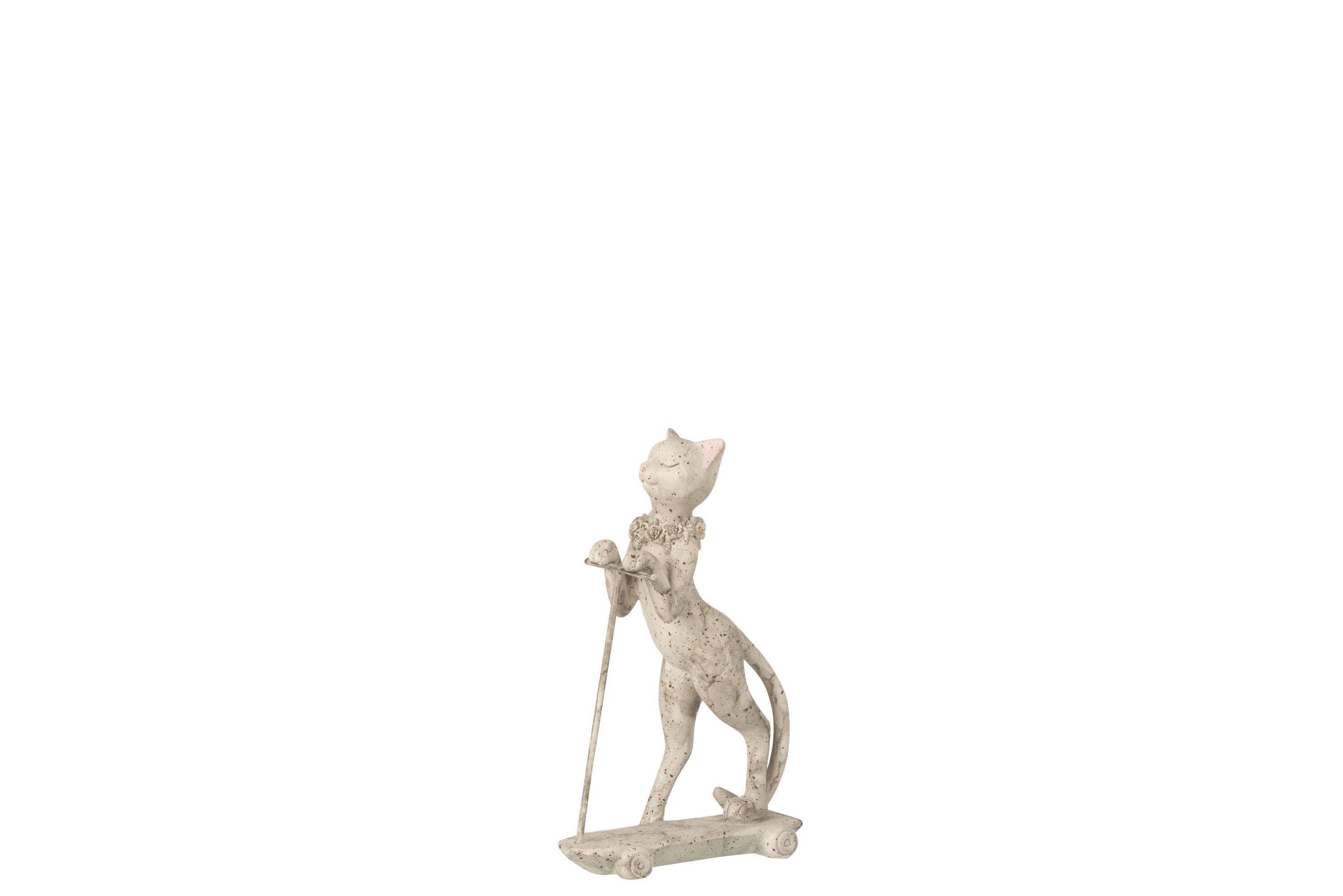Декор "Кот на самокате" 11,5x5x19см