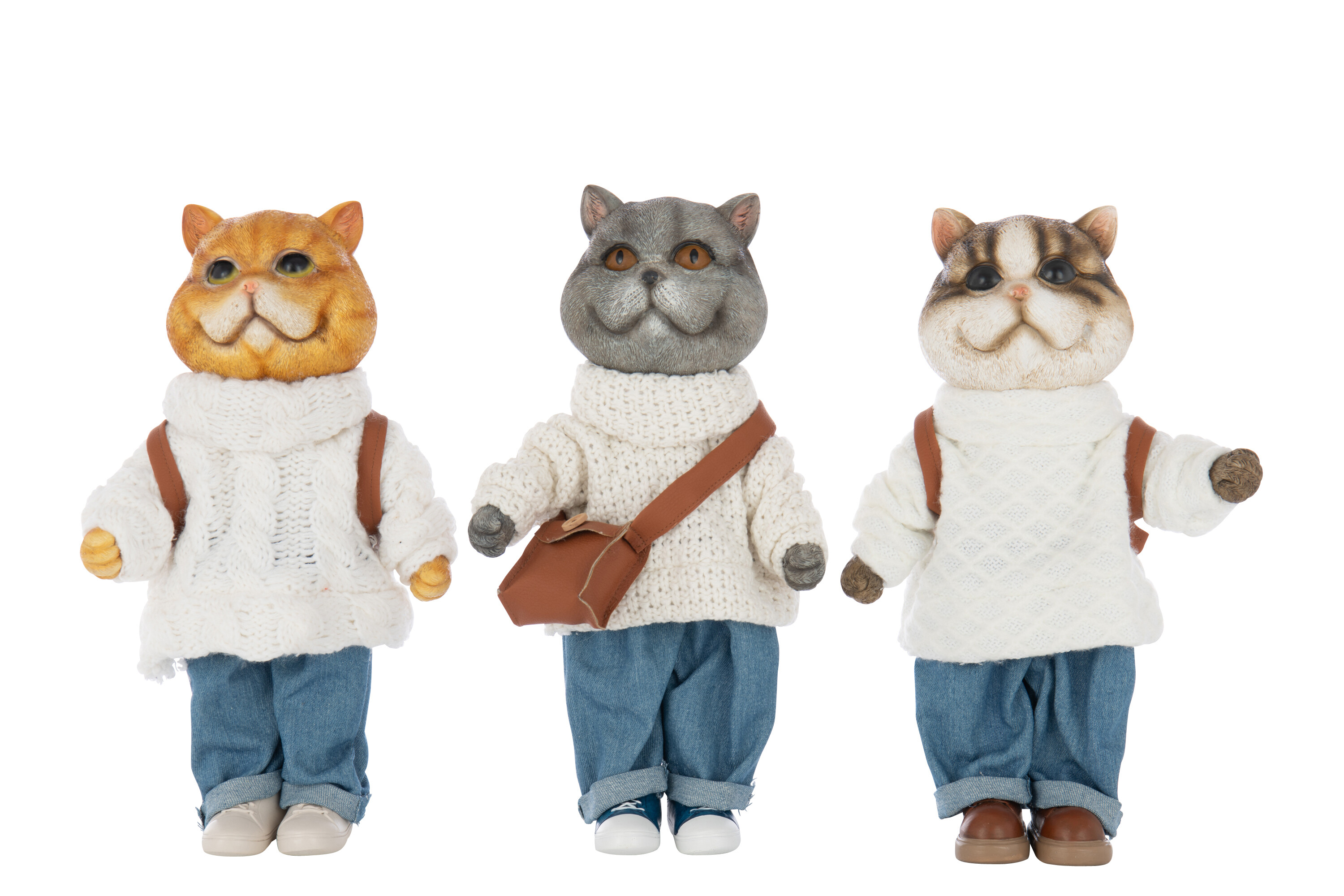 Декор "Кот" большой  в ассортименте 21x16x35см