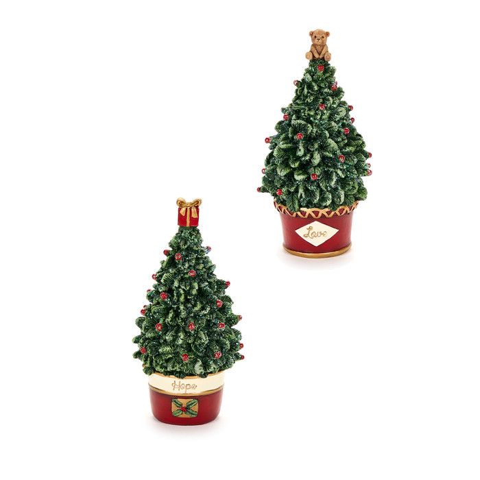 Декор "Елка" в ассортименте 15см