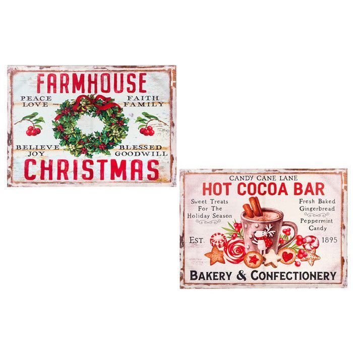 Панно "Фармхаус/Горячий какао" 50х70х25см