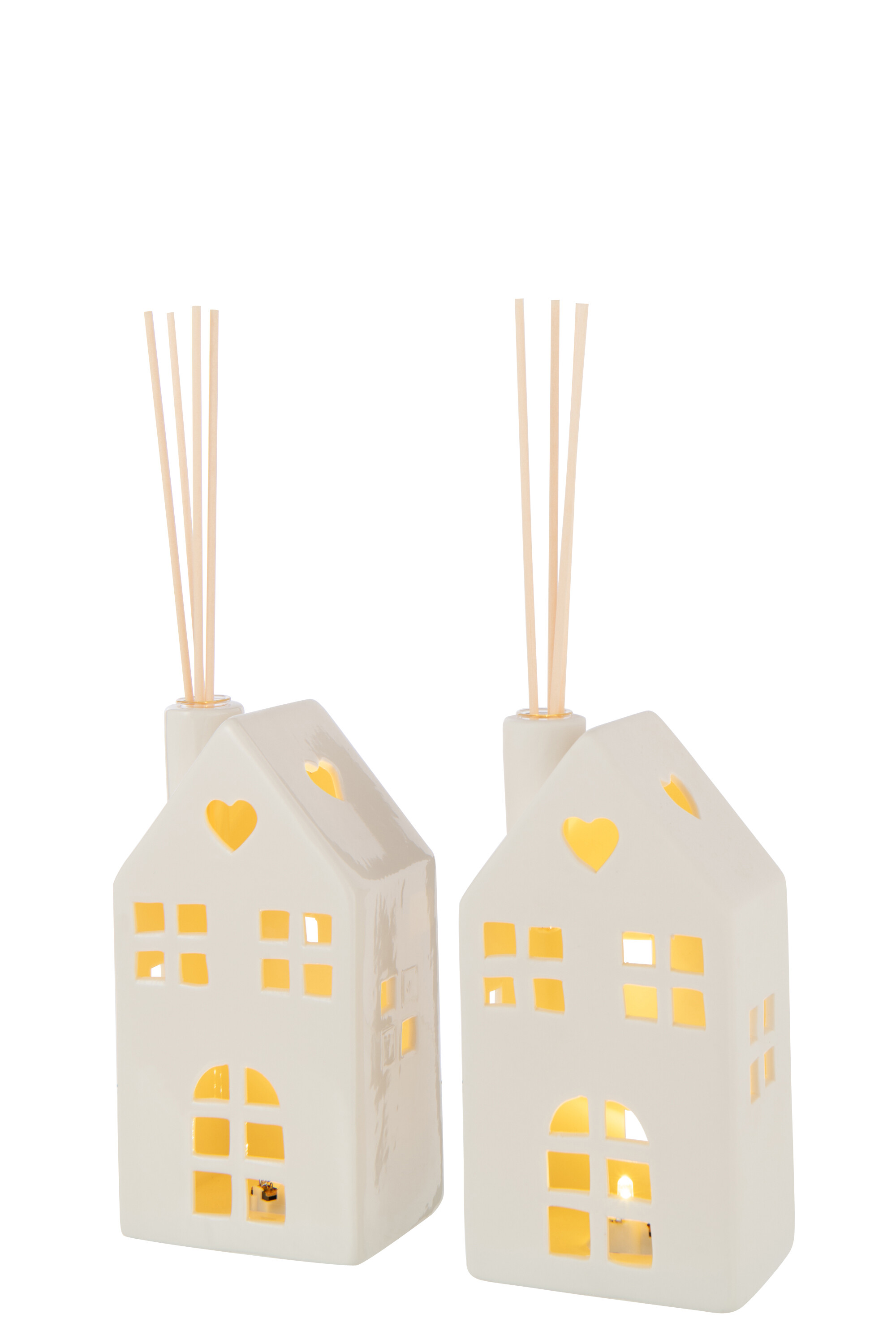 Ваза светодиодная "Домик" большая в ассортименте 9x7x17,5см