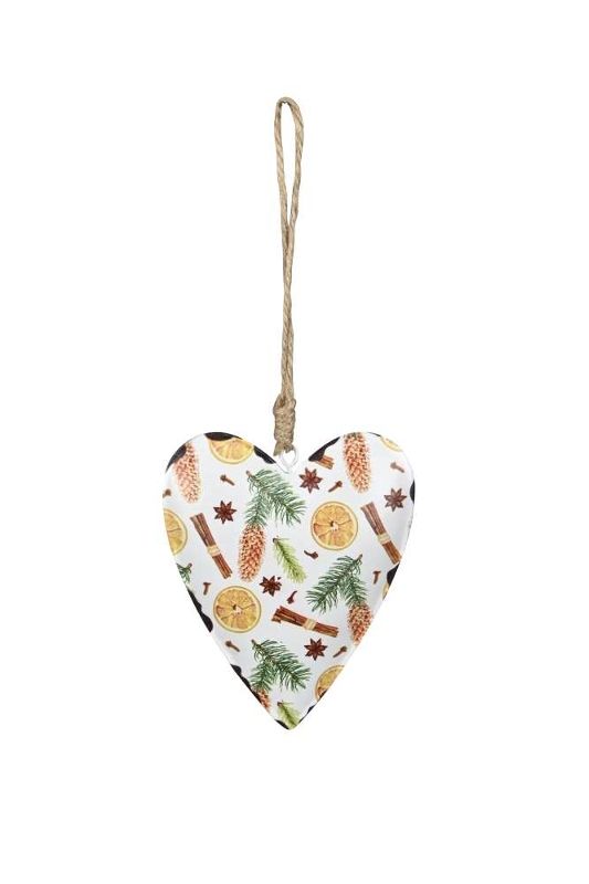 Декор подвесной "Пряное сердечко" 9,5x2x11см + 12см подвес