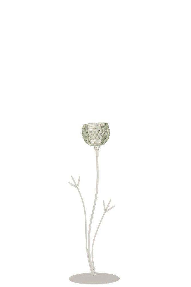 Подсвечник "Цветок" 14х43см