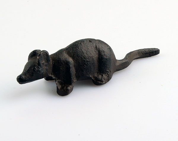 Фигурка декоративная "Крыса" 3,5х3х12см