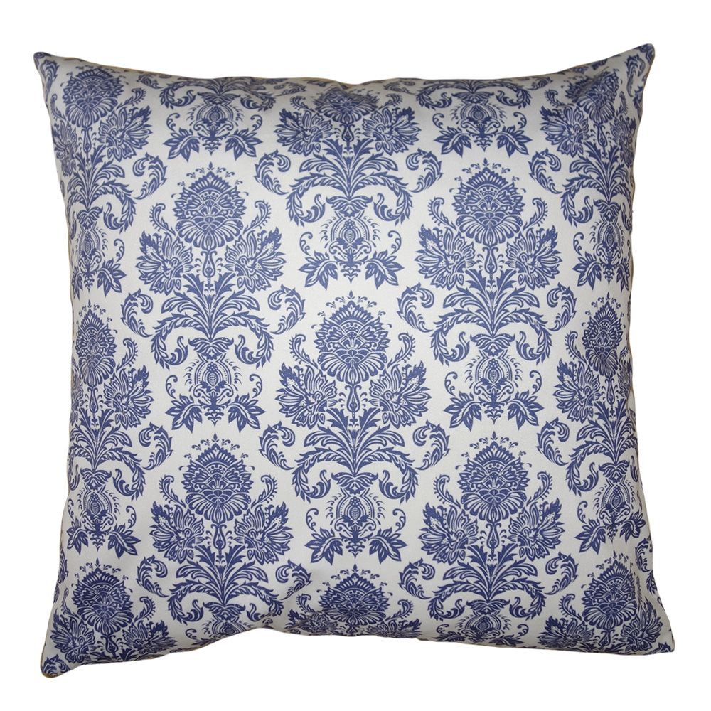 Наволочка декоративная "Голубые узоры" 45x45см