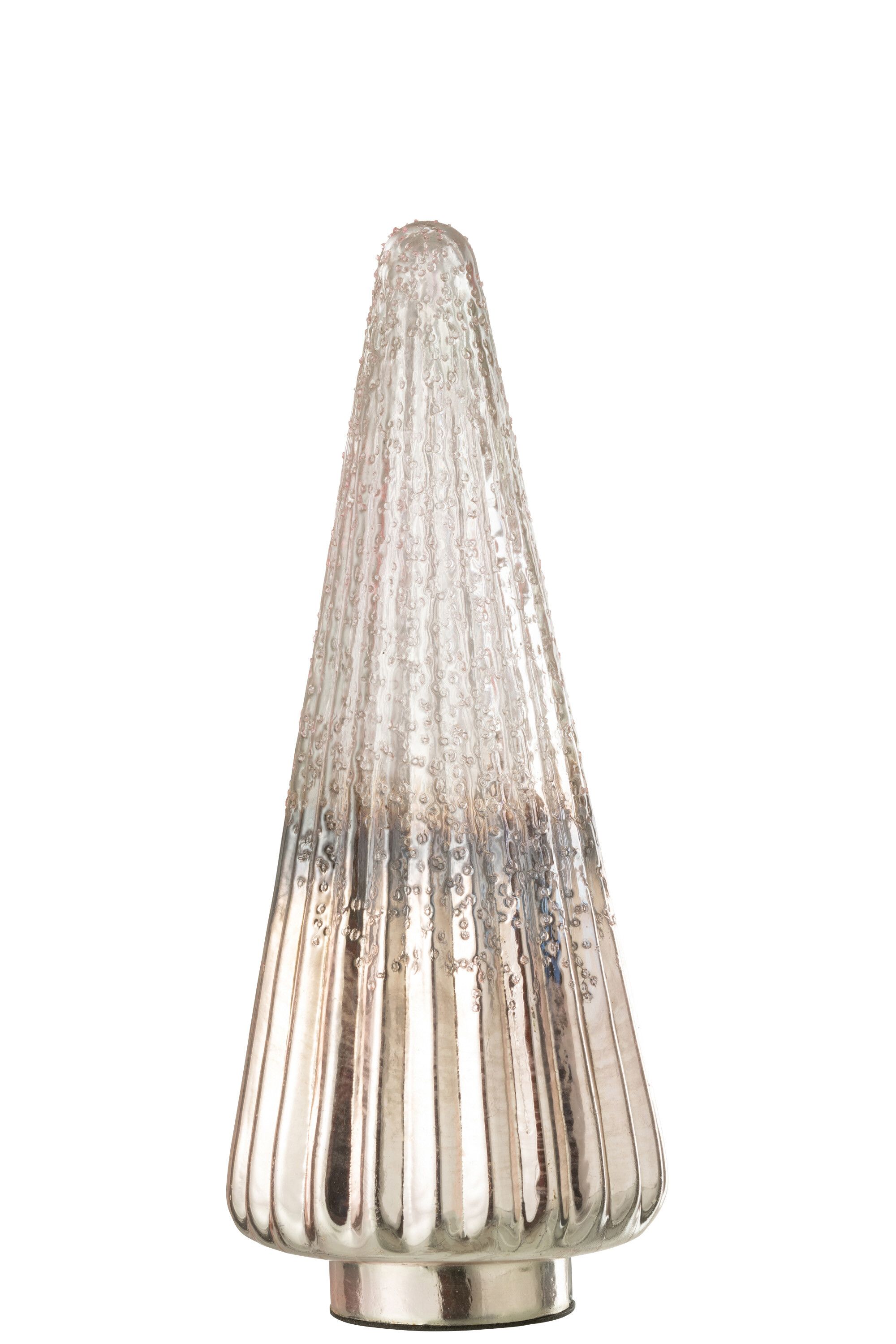 Декор "Ель розовый антик" 14х14х36см