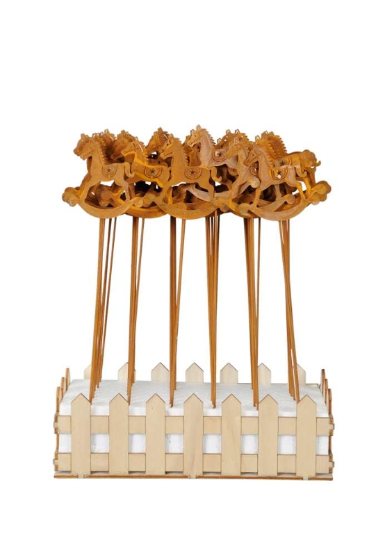 Декор "Лошадка" 7xH6см + 20см штекер