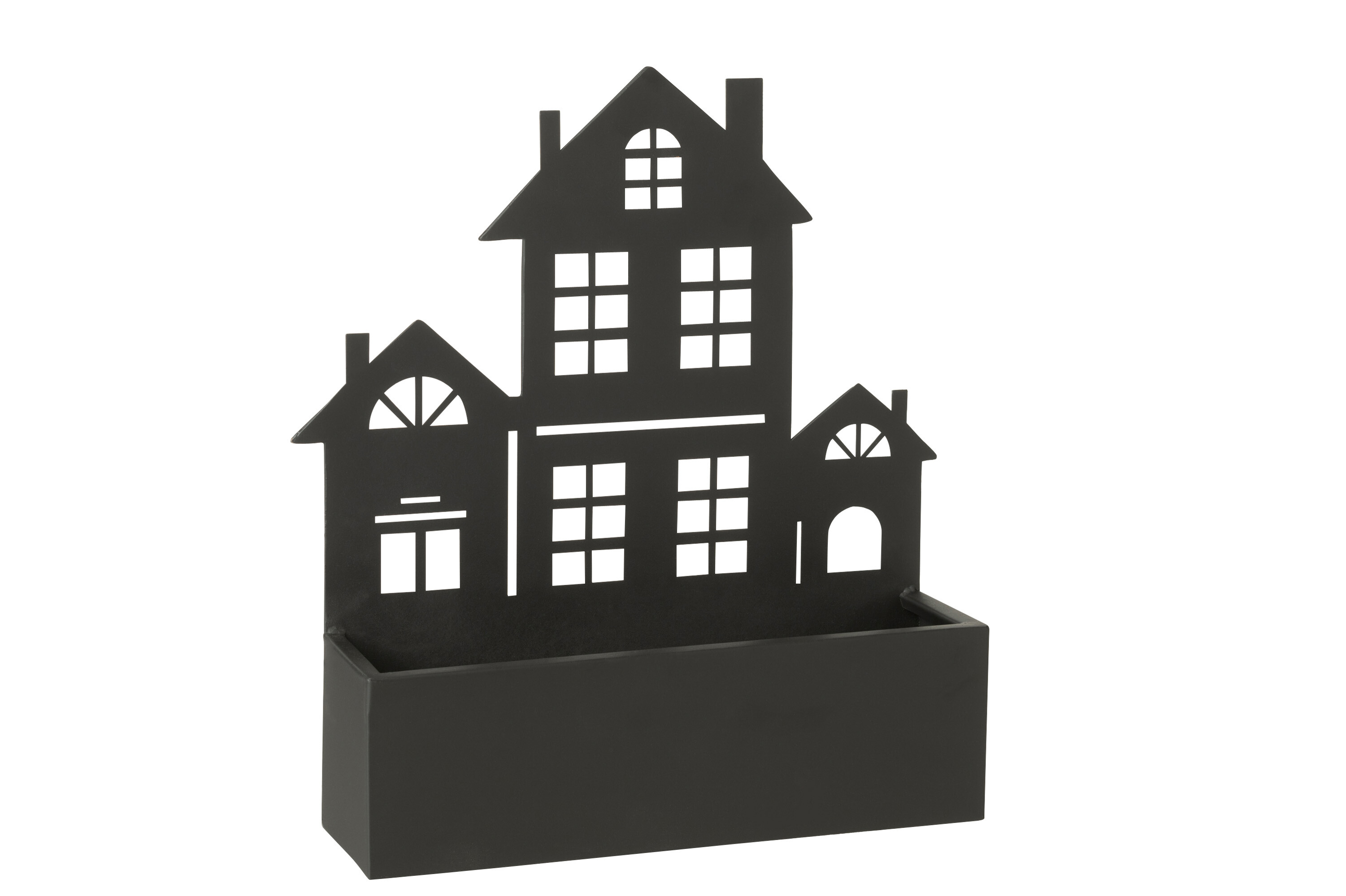 Кашпо настенное "Домики" 44x11x47см