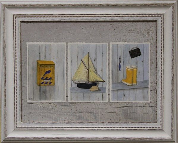 Картина "Морской край" 42х52см