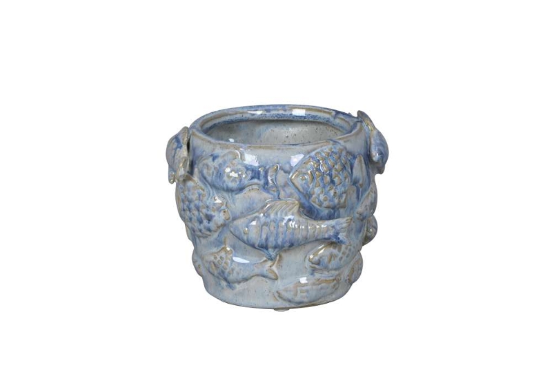 Кашпо "Рыбы" D13xH10см