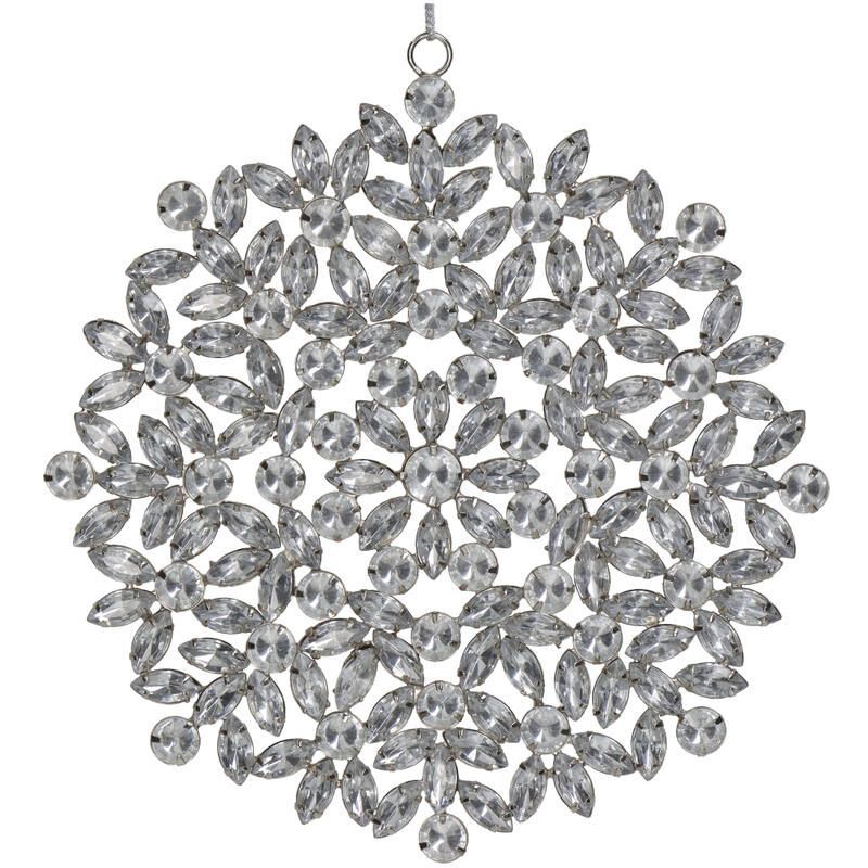 Елочное украшение "Снежинка" 17х17х1см