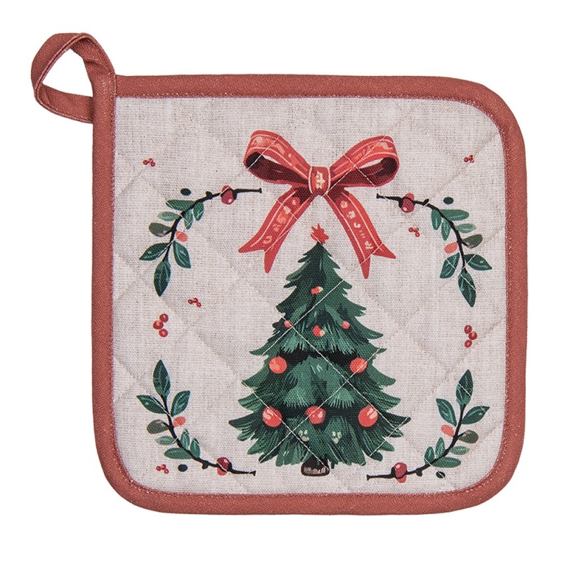 Прихватка "С Рождеством" 20x20см