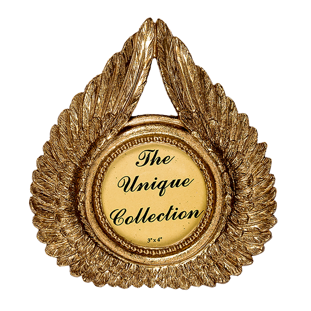 Фоторамка "Крылья Ангела" 12x2x14см (Фото Ø 5 см)