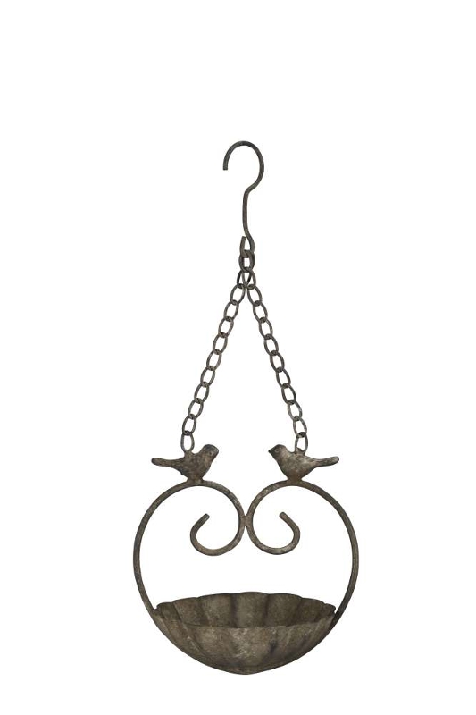 Кормушка "Птицы на сердце" 15,5x13xH17см + 22см подвес