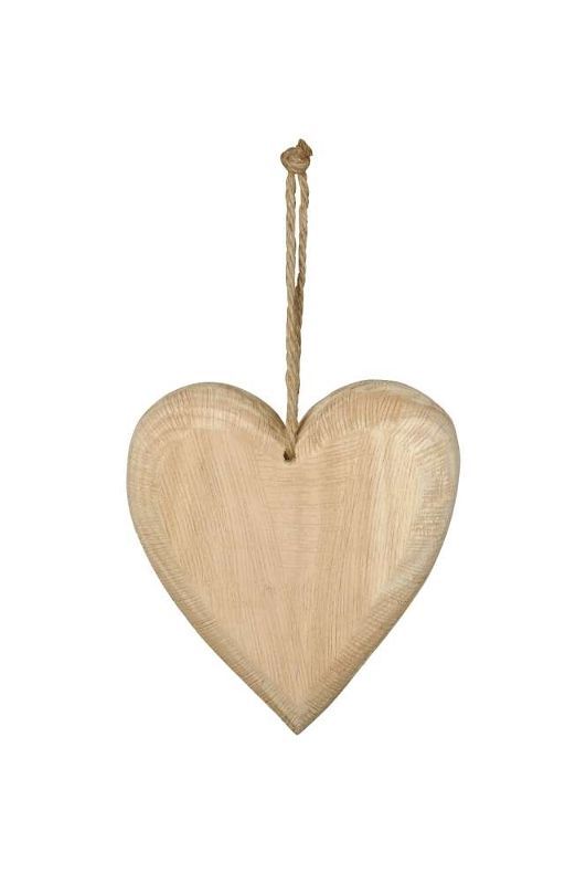 Декор подвесной "Сердце" 20x4x22см + 16см подвес