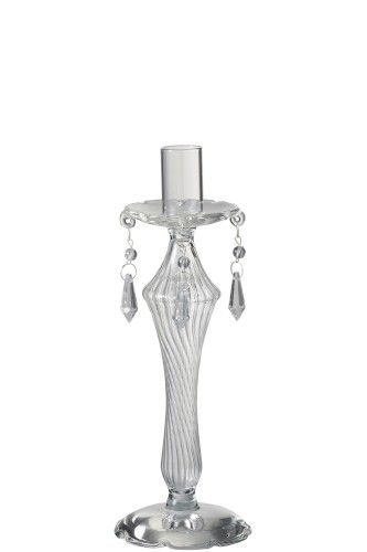 Подсвечник "Элегия" 8,5x8,5x24см