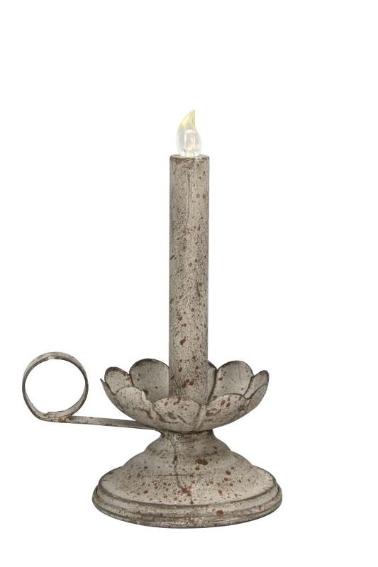 Подсвечник светодиодный "Ретро" 14,5x11x22см / 1 LED