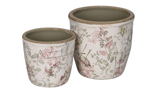 Набор из 2-х кашпо "Плантариум" D12,5xH12см/ D16xH15,5см