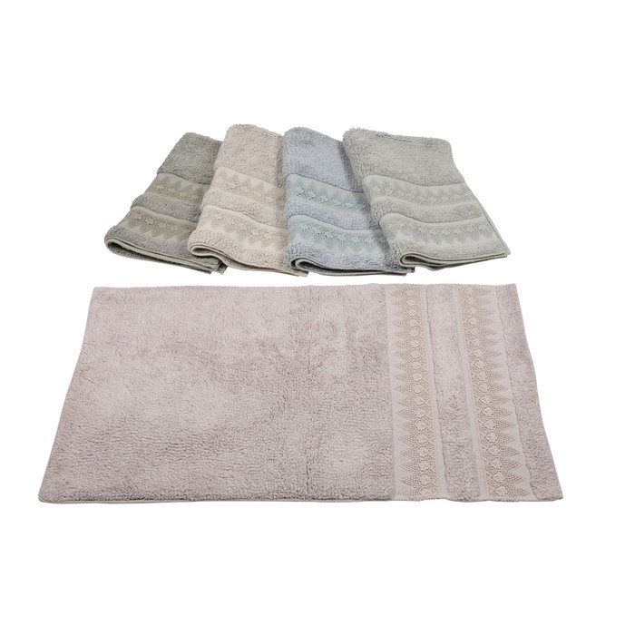 Коврик для ванны "Камелия" тауп 50x80см