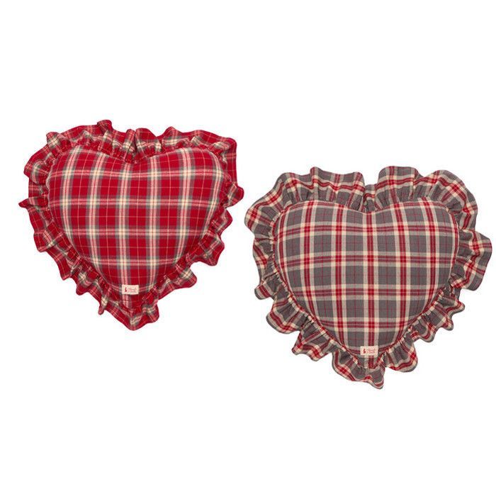 Подушка декоративная сердце "Бонни" 45х45см