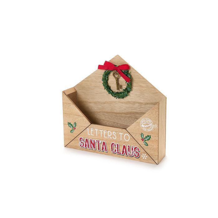 Ящик декоративный "Письма к Санте" 24х22см