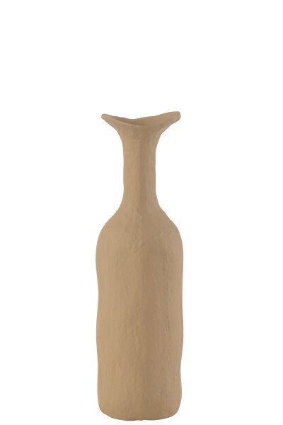 Ваза "Агра" беж большая 11.5x11.5x39см