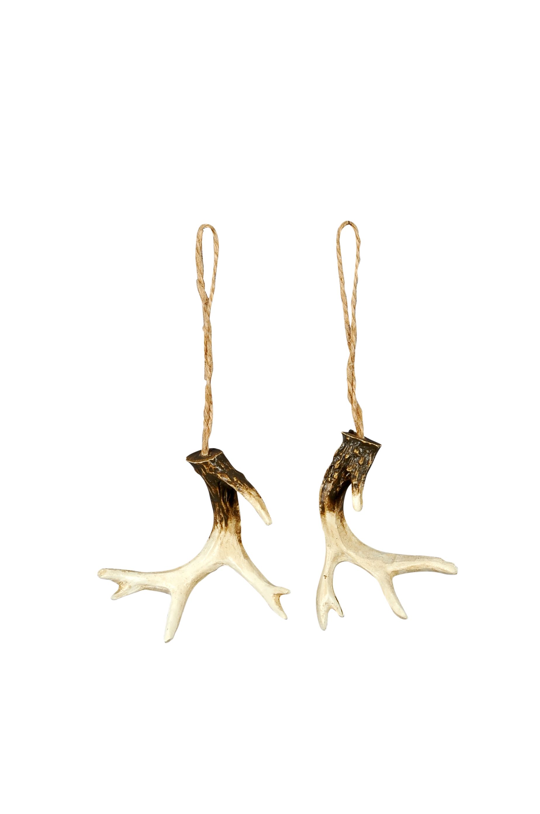 Декор подвесной "Рога" в ассортименте 6x3x8см / 8x3x8см + 8см подвес