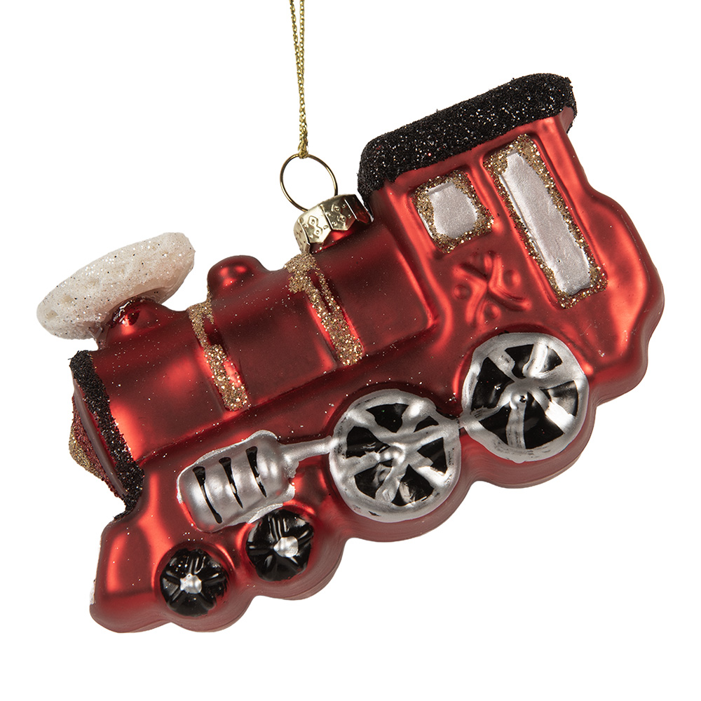 Елочное украшение "Паровоз" 10x4x5см