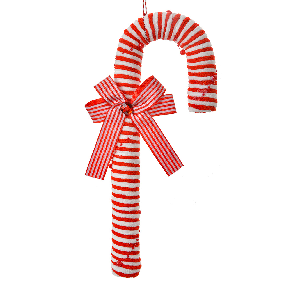 Декор подвесной "Карамельная трость" средняя 12x4x36см
