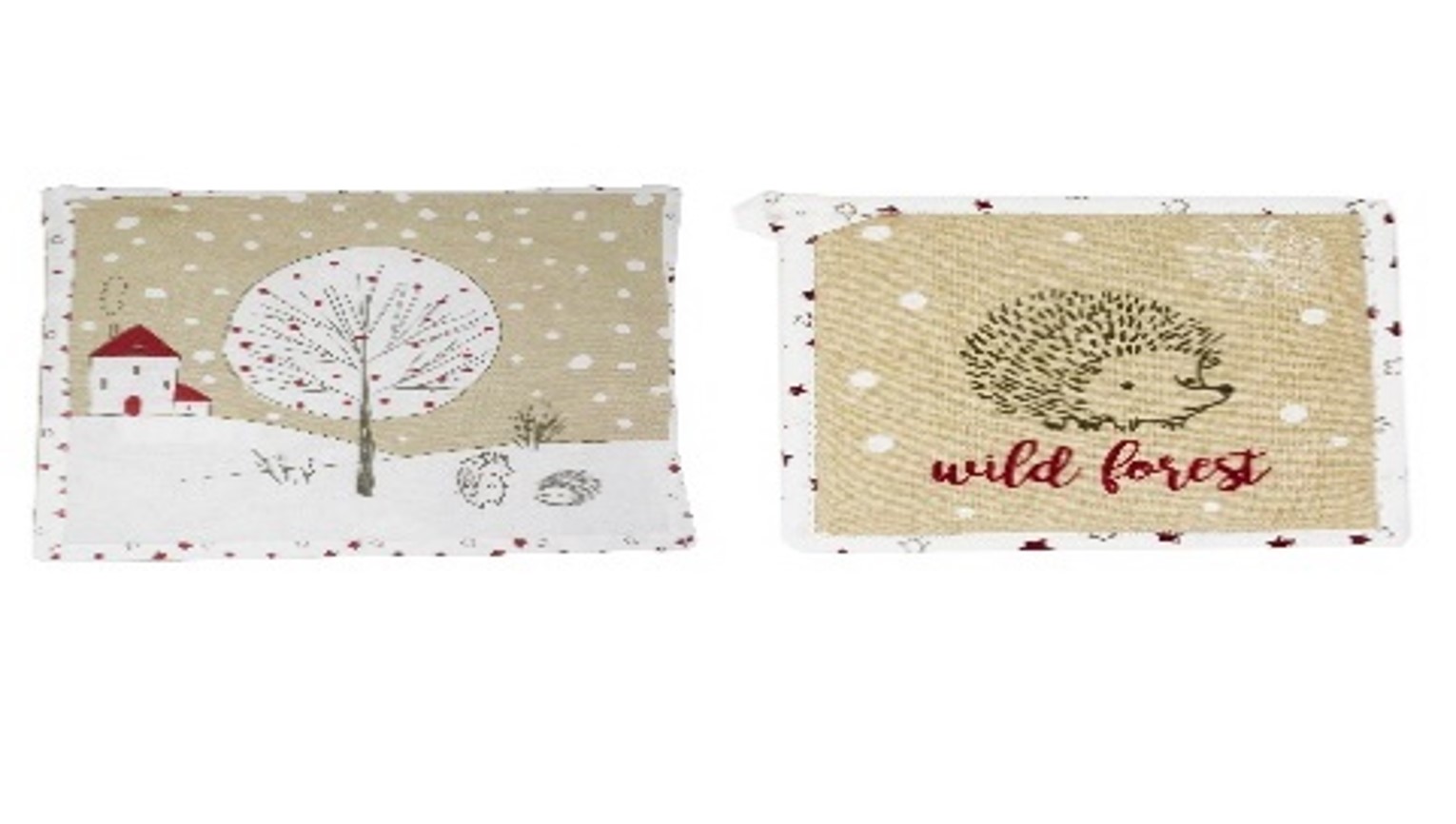 Прихватка "Лес" в ассортименте 20x20 см