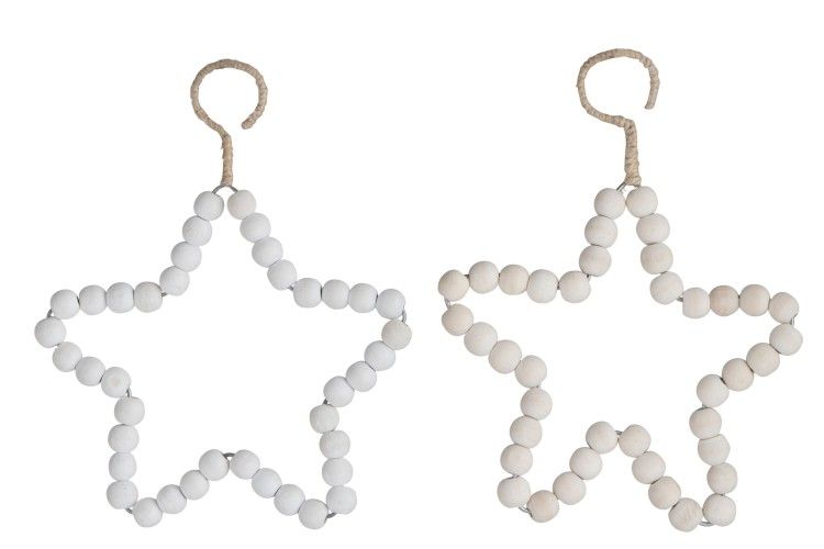 Декор подвесной "Звезда" в ассортименте 15х18см