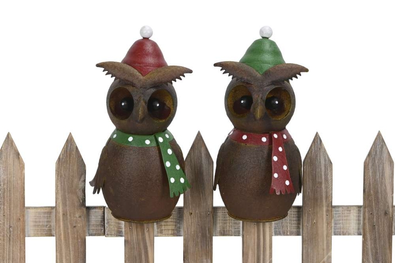 Декор "Сова" в ассортименте 12x10xH20см