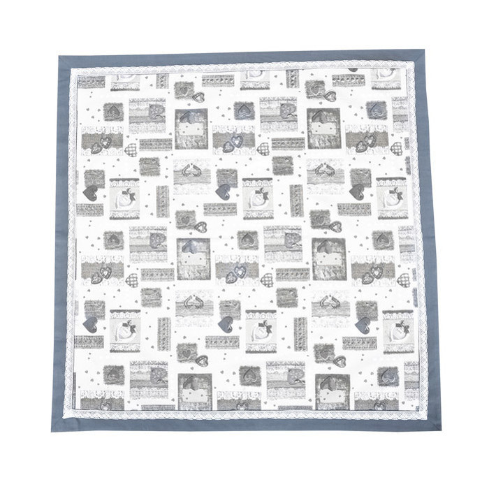 ICV32616 Скатерть "Виттория" серая 90x90 см